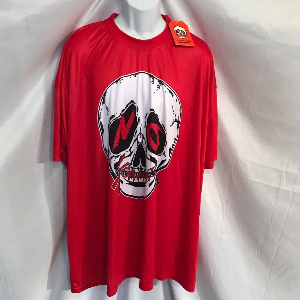 No Komment Klothing Co Red/White Urban Wear Tee Shirt #104